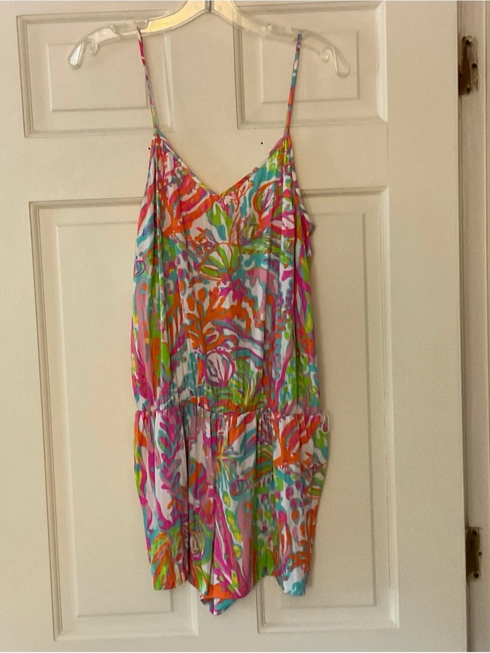 Lilly Pulitzer Deanna Romper Resort White Scuba To Cuba S NWT Preppy Summer
